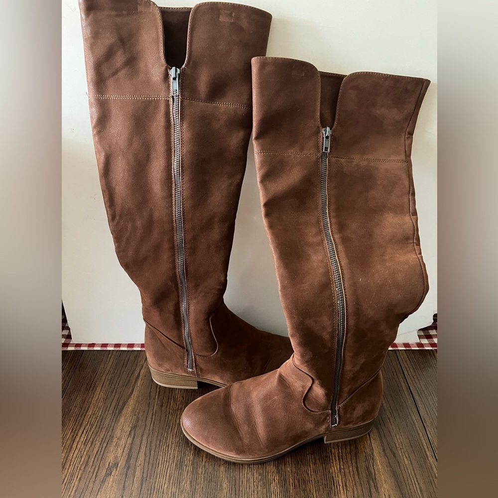 Brown MIA Knee-High‎ Women's Boots